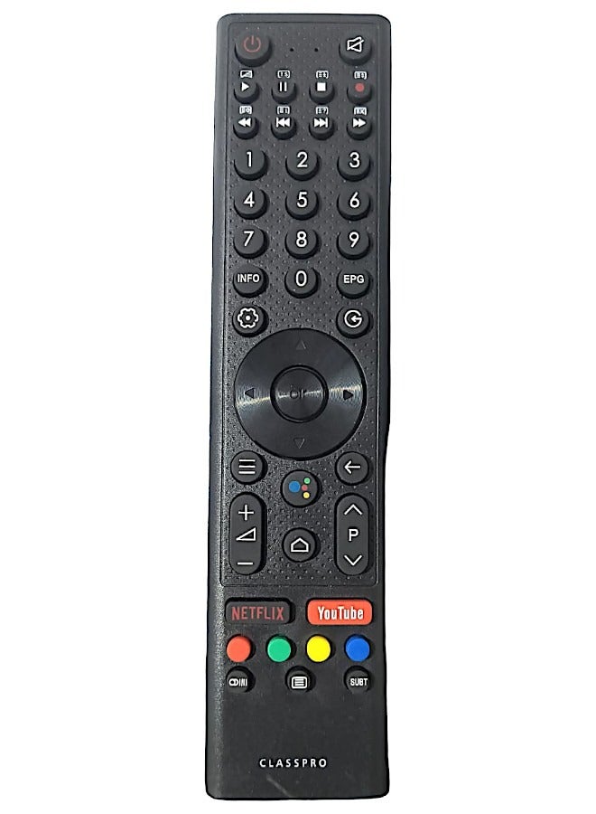 ClassPro Replacement Remote Control For Class Pro Smart Tv - Image 1